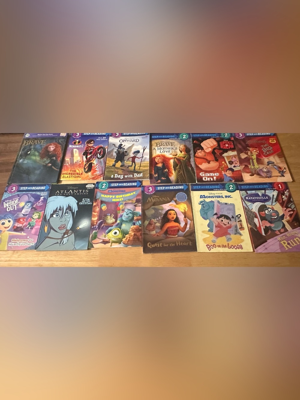 Disney Pixar Step Into Reading Books Lot